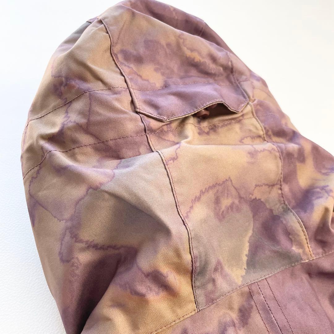 4434【美品】バートン スノボウェア ジャケット 中綿入り レース柄プリント