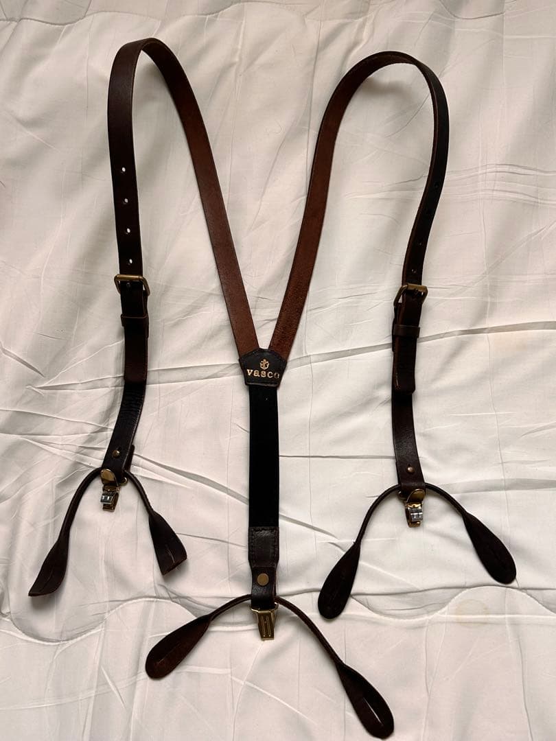 VASCO サスペンダー　ブラウン