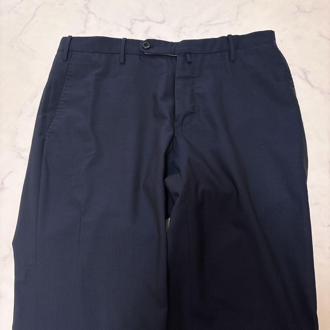 インコテックス スラックス SUPER130's ネイビー PT01 48