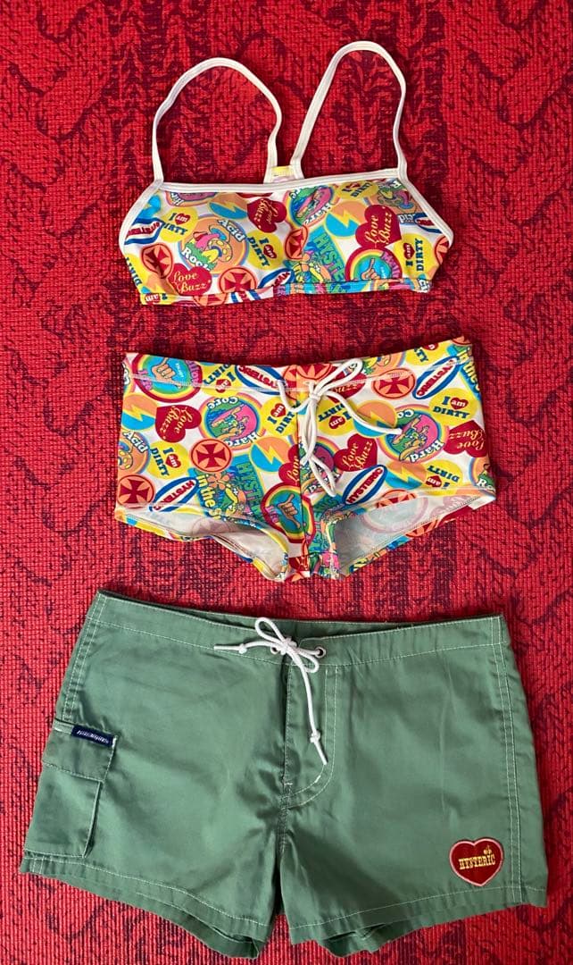 HYSTERIC GLAMOUR水着とスイム短パン