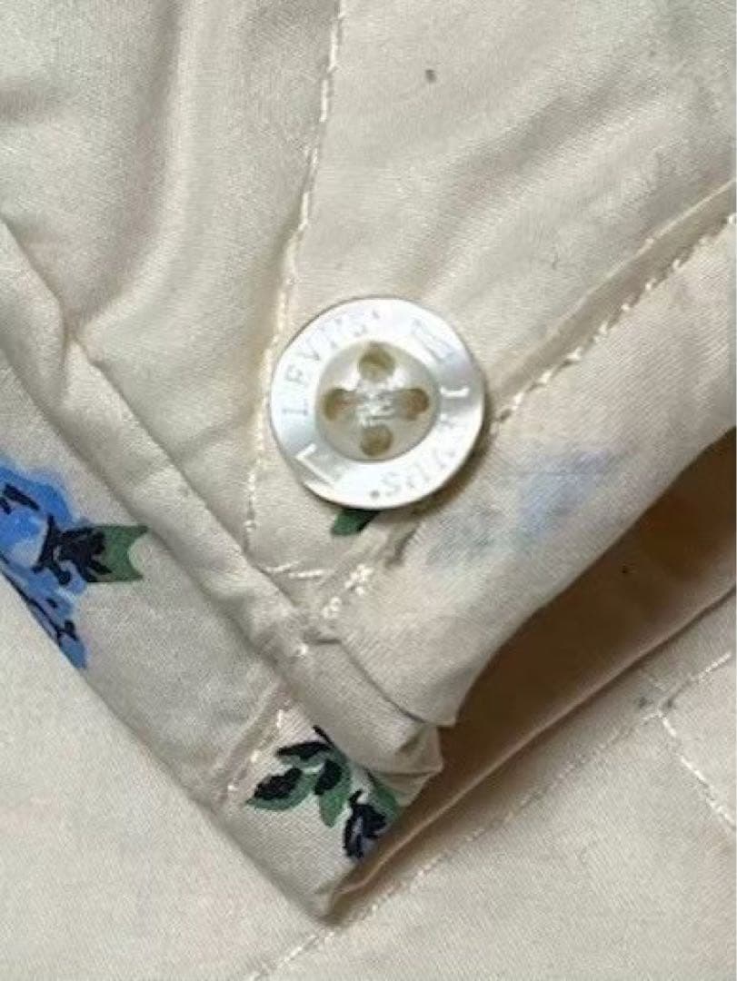 美品◎新品付きLevi'sリーバイスデニムジャケット 3ウェイ　花柄