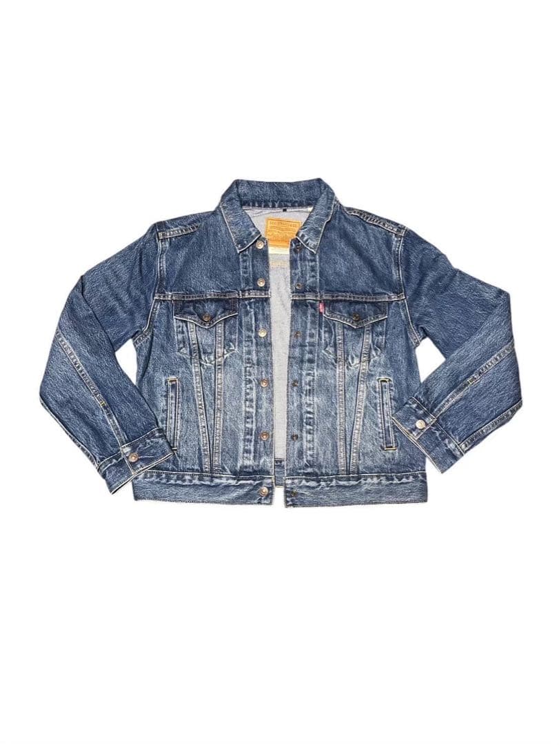 美品◎新品付きLevi'sリーバイスデニムジャケット 3ウェイ　花柄