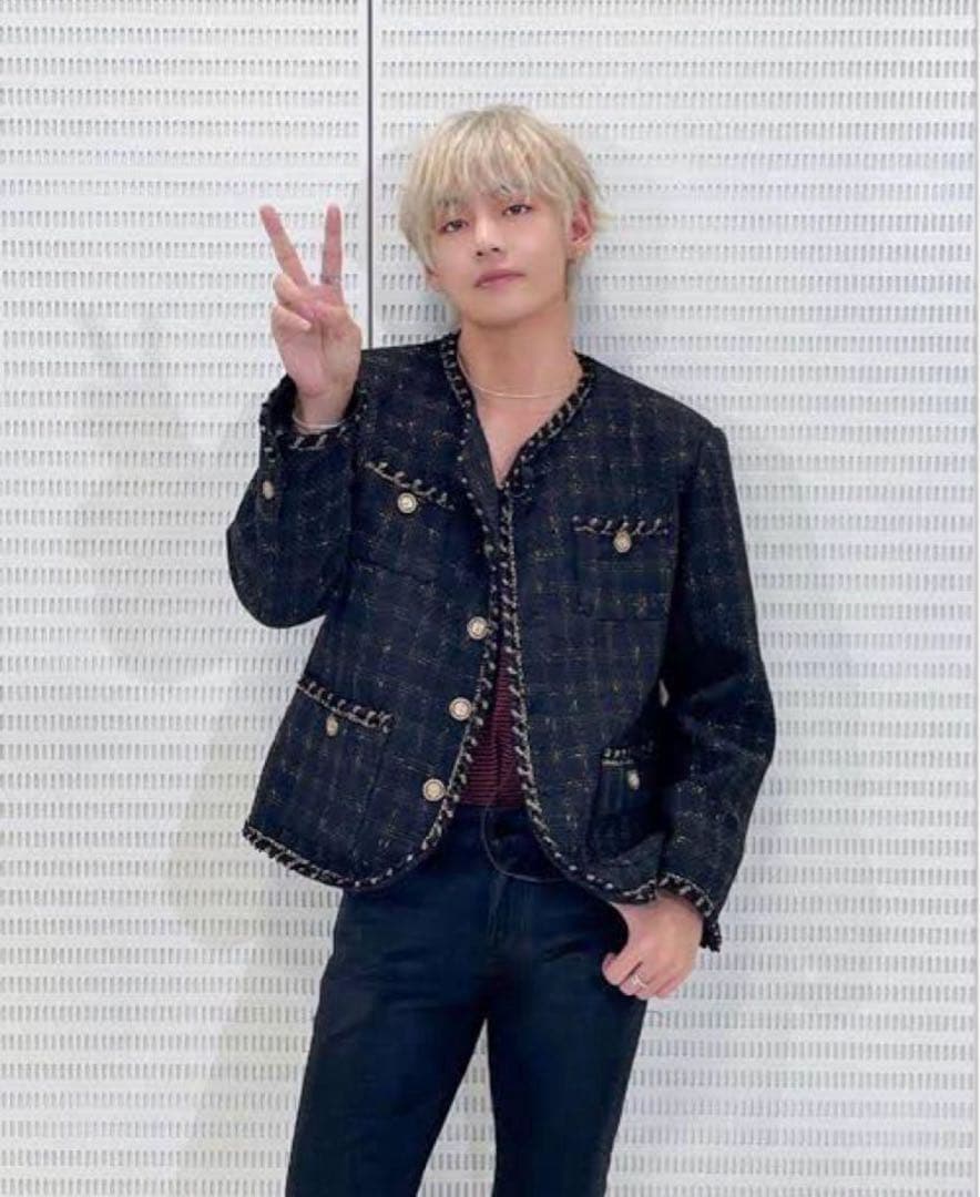 テテ、V着用 untage ツイードジャケット M 韓国