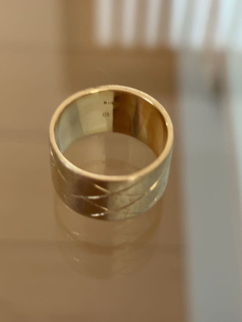 K18リング 17号 金15g 指輪