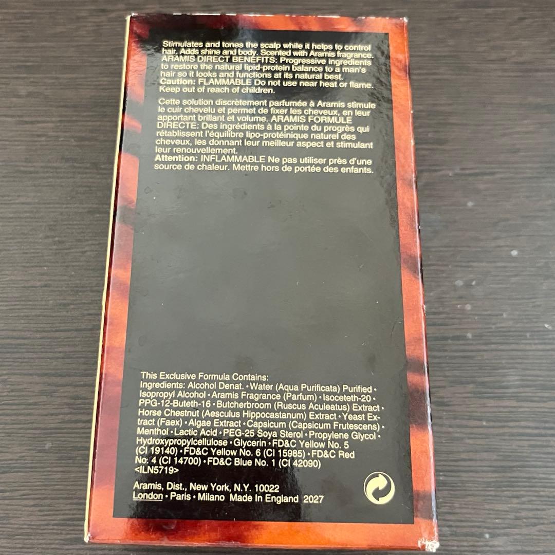 【未使用】aramisアラミス hair tonic ヘアトニック 120ml