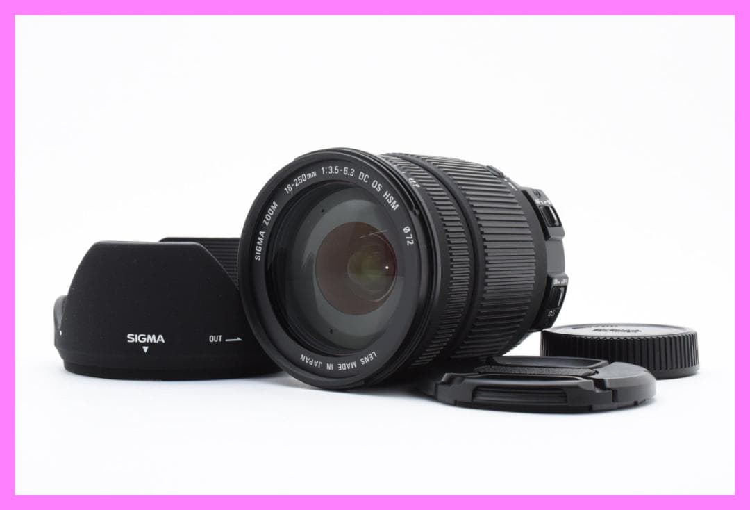 手振れ付　SIGMA 18-250mm F3.5-6.3 DC OS HSM