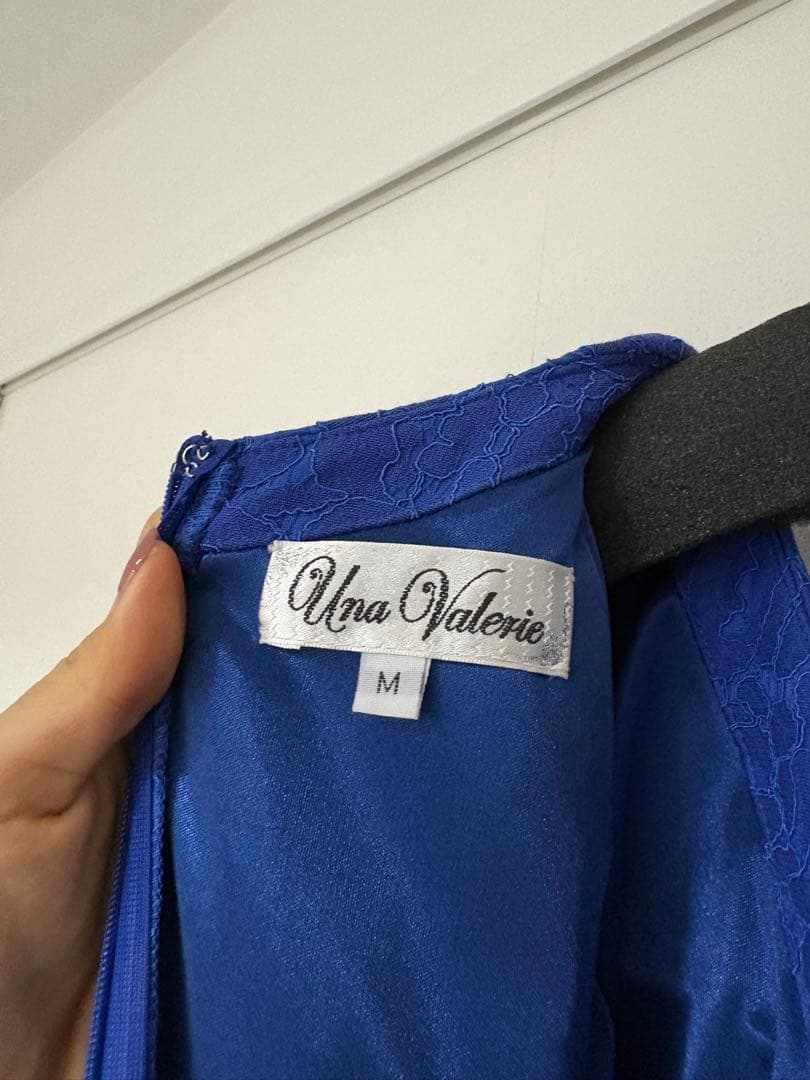 sugar 青いフレアドレス