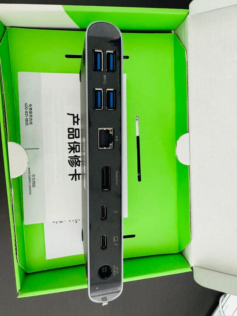 Belkin Thunderbolt 3 Dock 変換アダプター付き