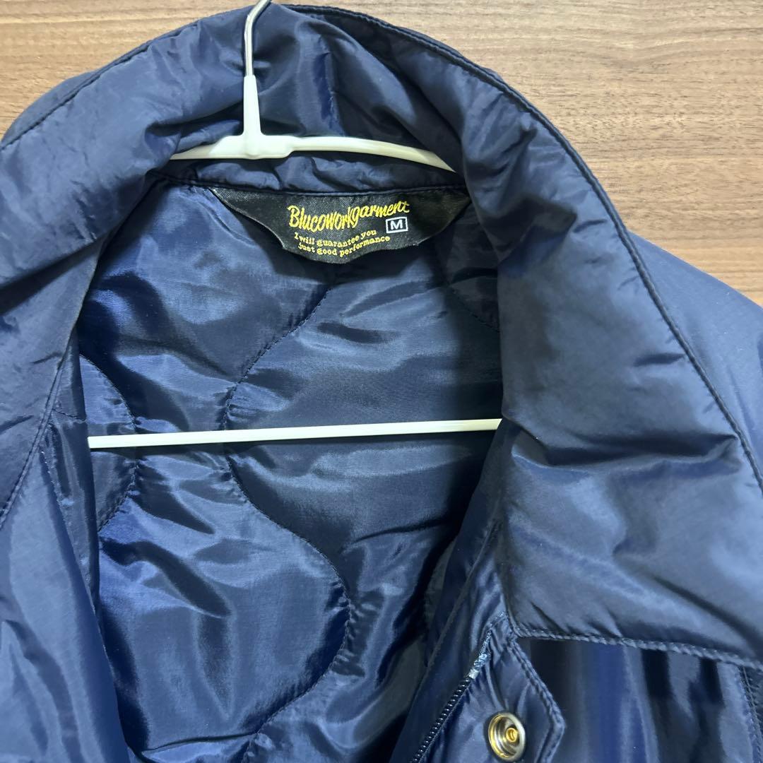 BLUCO ネイビー ダウンジャケット