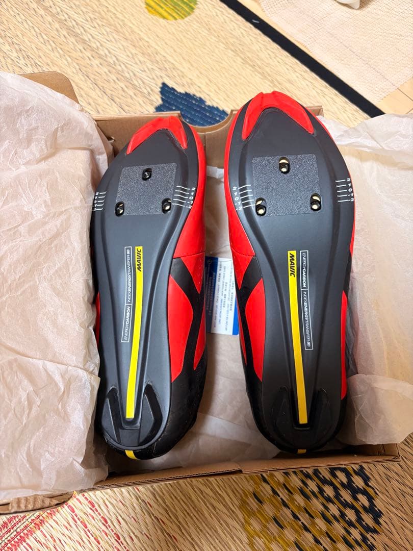 ［新品］MAVIC COSMIC PRO シューズ ブラック/レッド 26.5