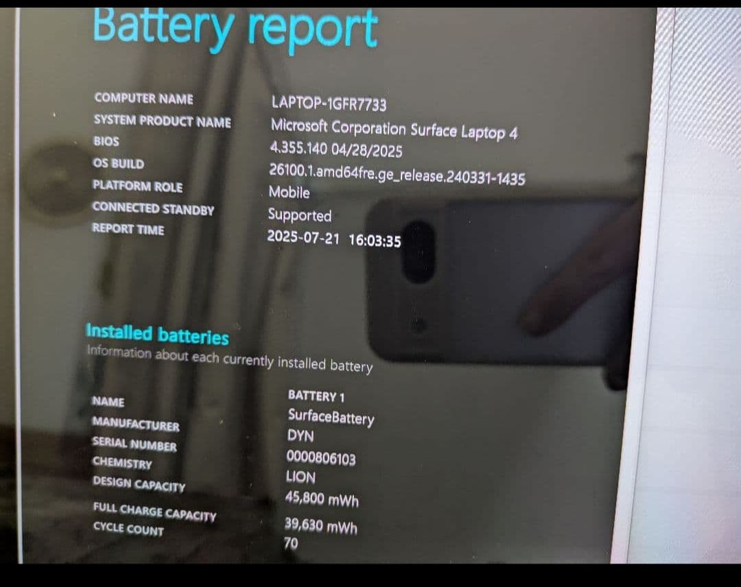 ※メメント　Microsoft Surface Laptop 4