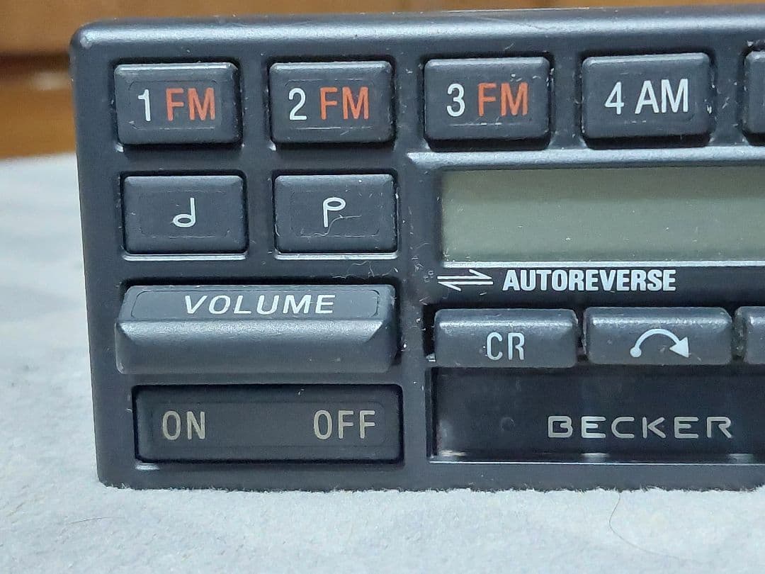 希少 ベンツ純正 BECKER カセットデッキ AUTOREVERSE