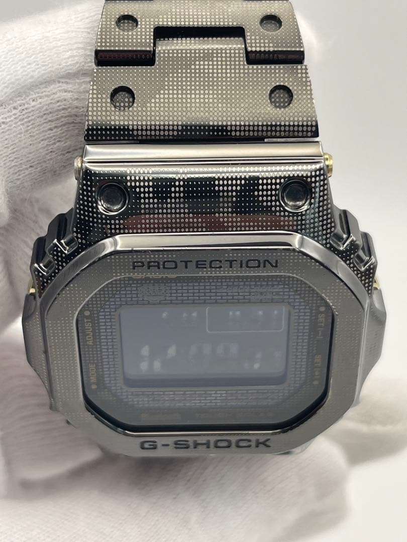 美品 G-SHOCK GMW-B5000TCM-1JR チタン カシオ迷彩