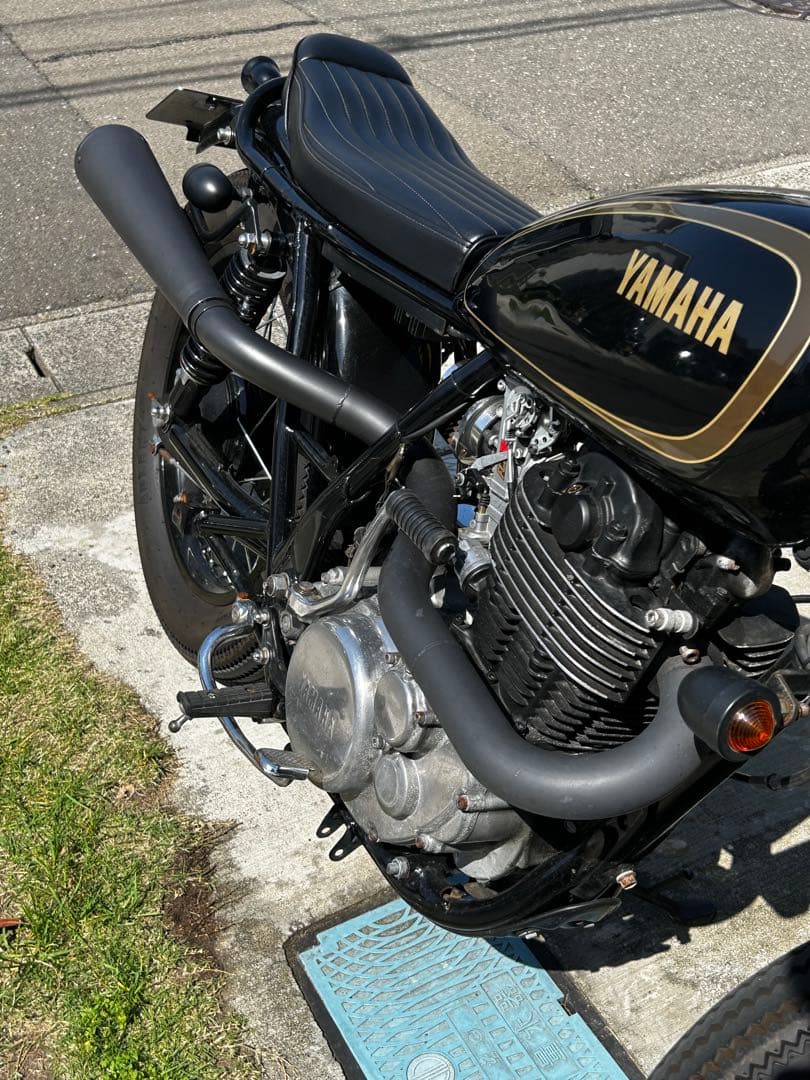 SR400 ワンオフマフラー