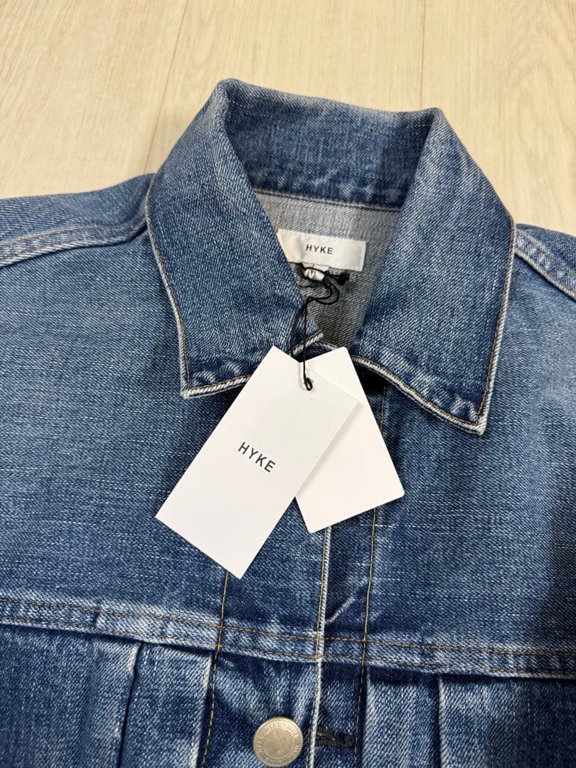 【新品未使用タグ付】HYKE バルーンスリーブデニムジャケット サイズ1