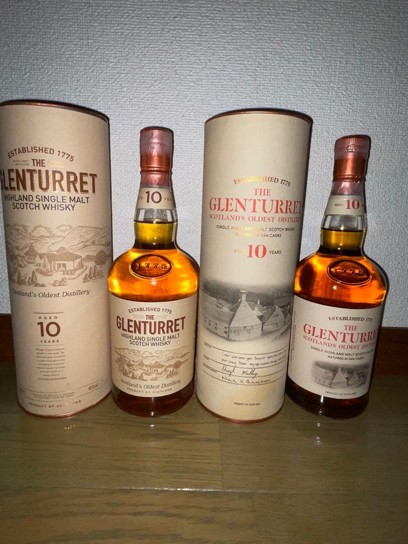 旧ボトル2本セット　グレンタレット　10年