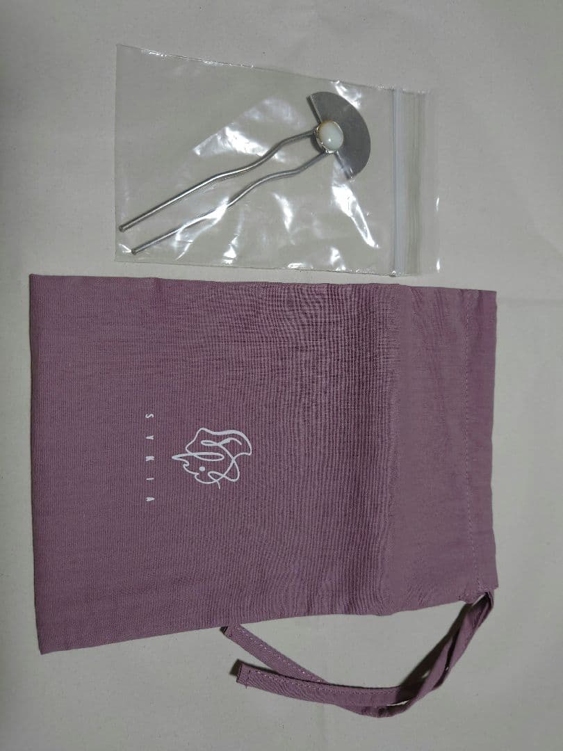 新品未使用　SYKIA 真鍮ムーンストーンヘアフォーク