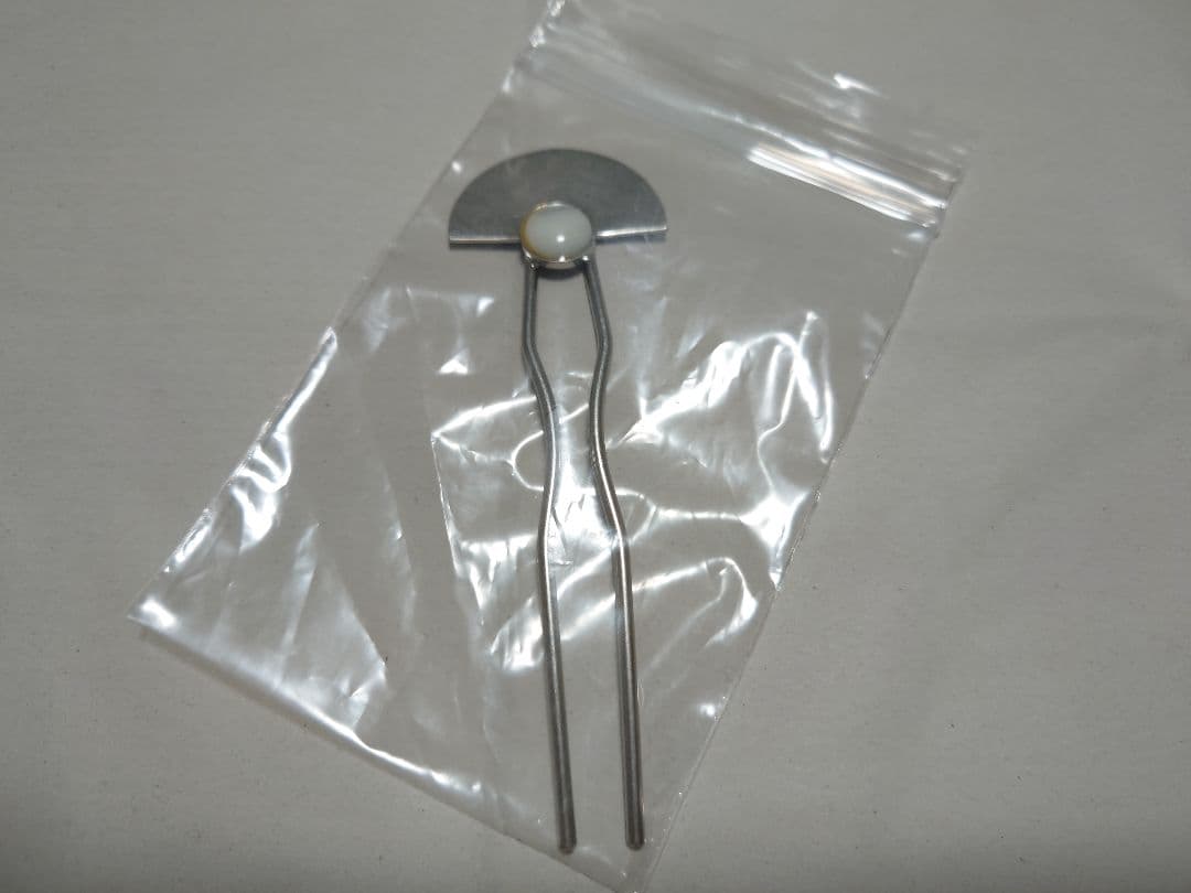 新品未使用　SYKIA 真鍮ムーンストーンヘアフォーク