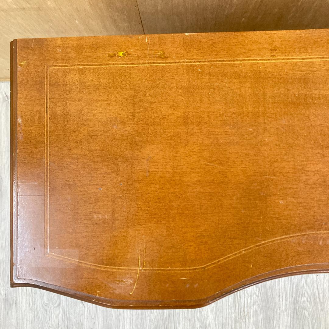 イタリア　象嵌　３段チェスト　猫足　クラシック