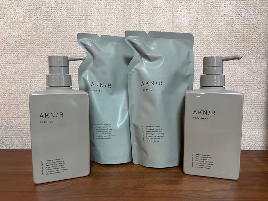 AKNIR 薬用シャンプー&トリートメント　新品未開封　本体と詰替　計4点