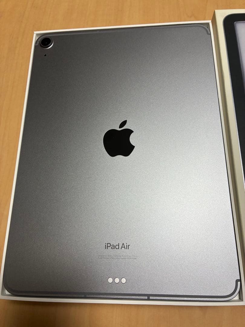 美品 11インチスペースグレーiPad Air本体 128G第6世代 容量97%