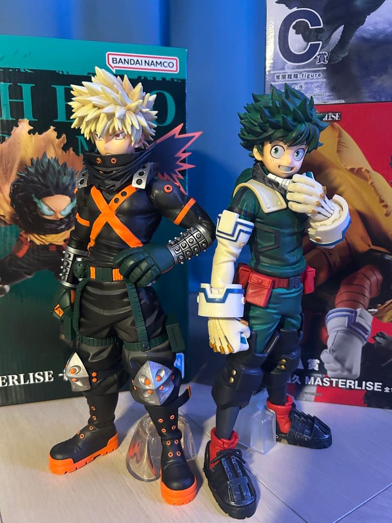 ヒロアカ 一番くじ 緑谷出久 爆豪勝己 常闇踏陰 フィギュア 5点まとめ売り