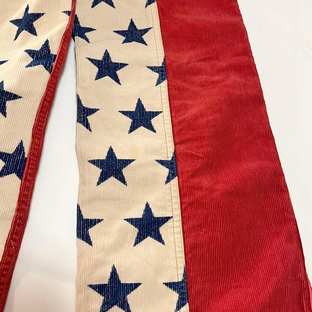 ヒステリックグラマー　コーデュロイ フレアパンツ　初期タグ y2k 星柄　90'