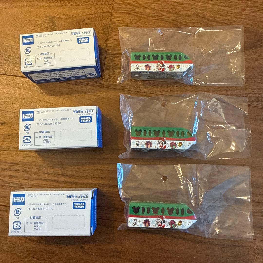 ディズニー クリスマス 2025 ビークルファクトリー 全3種 コンプ トミカ