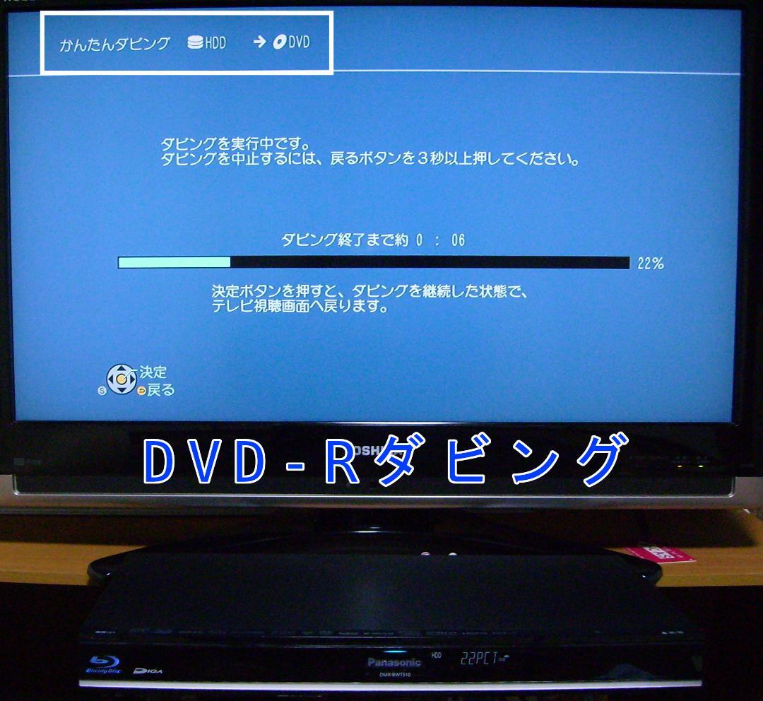 Panasonic DIGA ブルーレイレコーダー DMR-BWT510