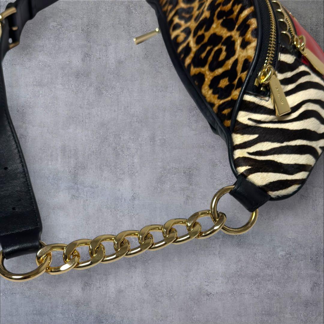 C702/マイケルコース MICHAEL KORS ボディバッグ レオパード