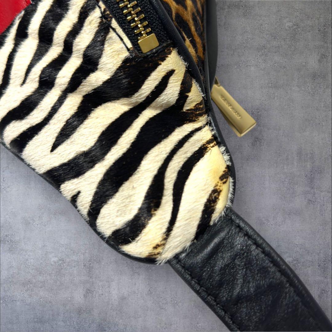 C702/マイケルコース MICHAEL KORS ボディバッグ レオパード