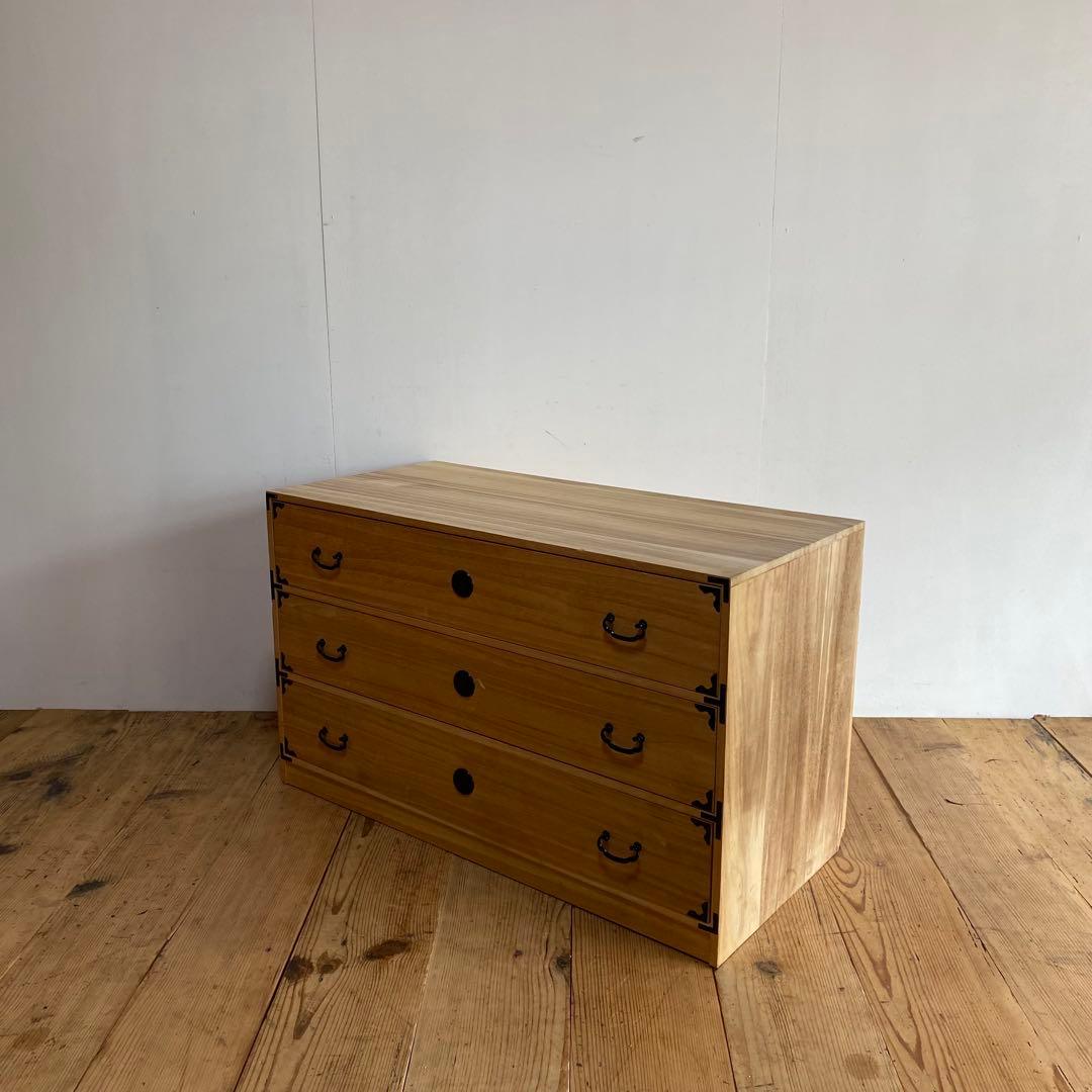 ヴィンテージ 桐箪笥 チェスト 箪笥 ローボード テレビ台 昭和レトロy79