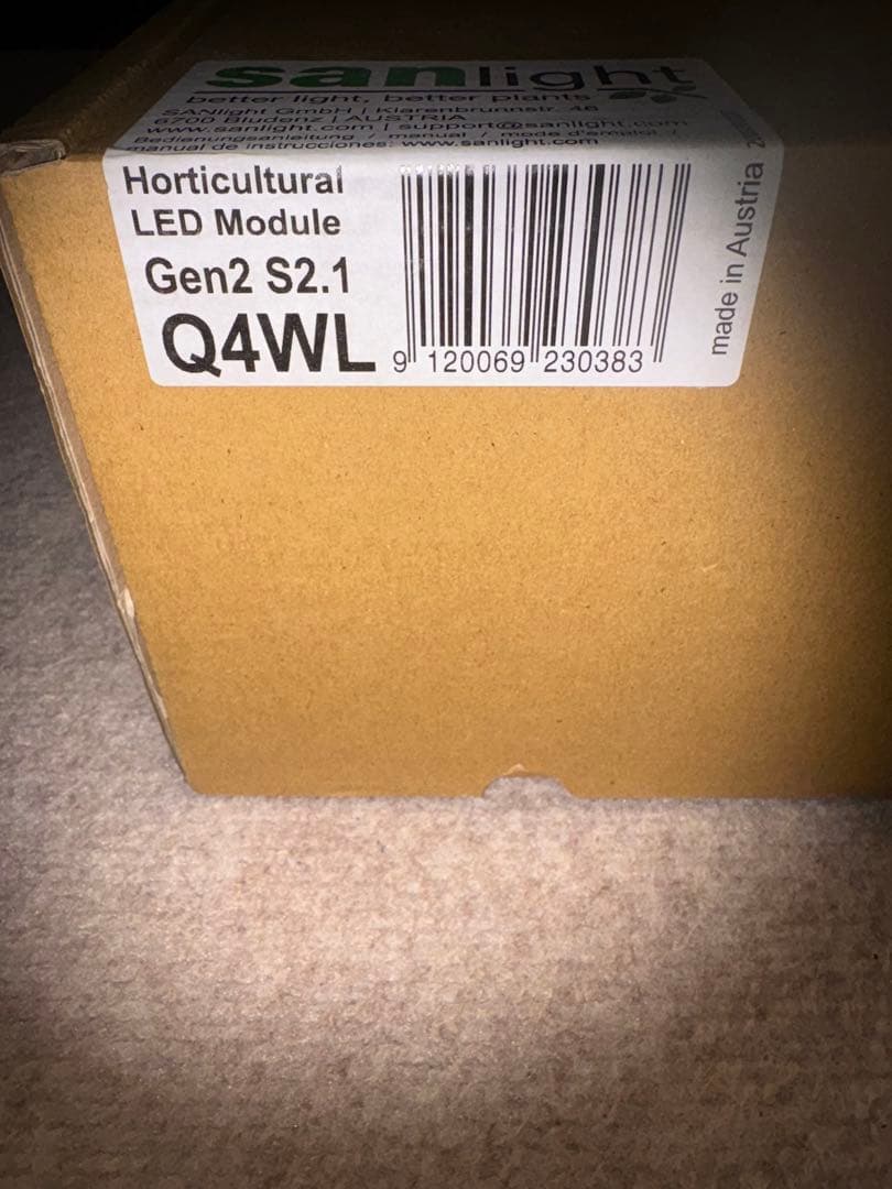 植物育成LED SANlight Q4WL 165W