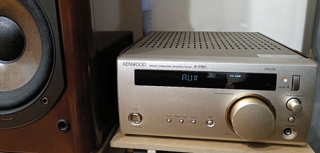 KENWOOD R-7PRO プリメインアンプ A級,AB級切替　メンテナンス済
