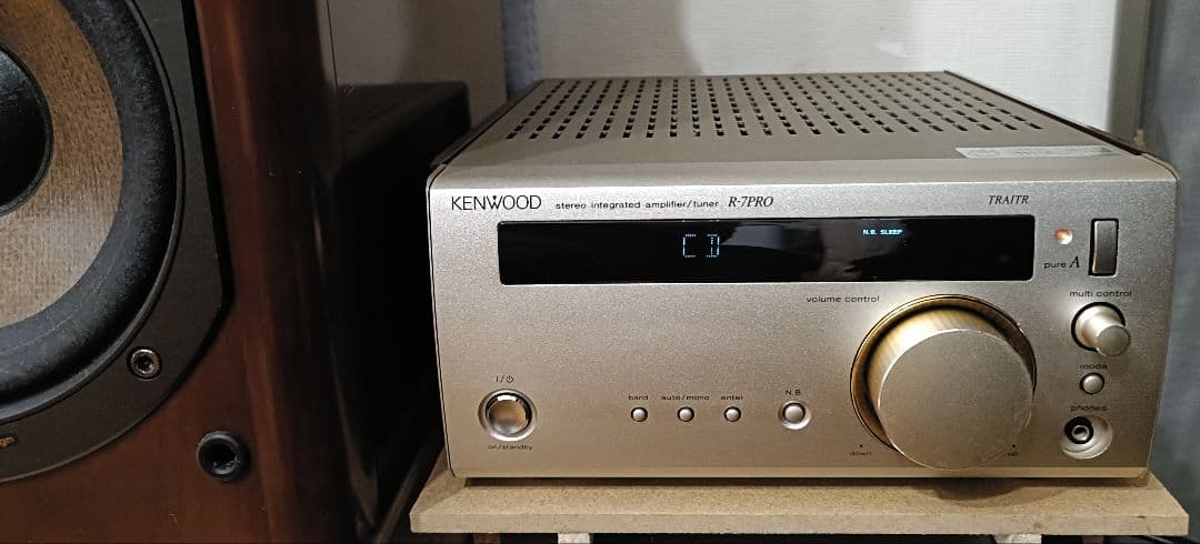 KENWOOD R-7PRO プリメインアンプ A級,AB級切替　メンテナンス済