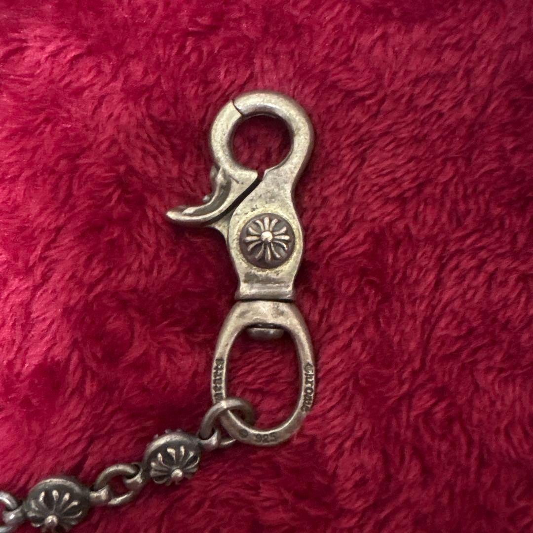 キークリップ　クロスボール　キーリング　シルバー925 ボールチェーン