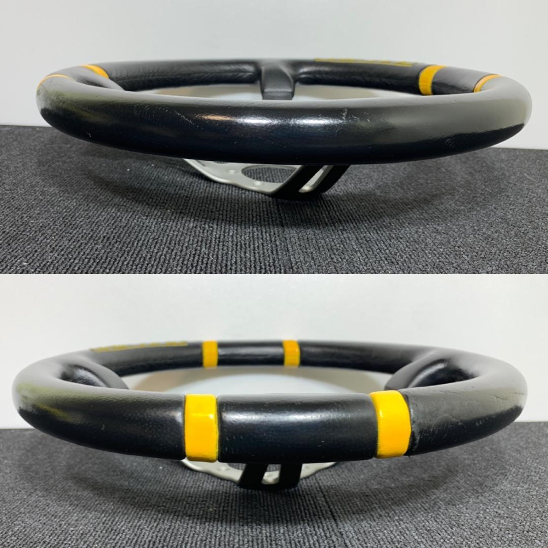 モモ ドリフティング 35パイ シルバースポーク ディープコーン 08年製 本物