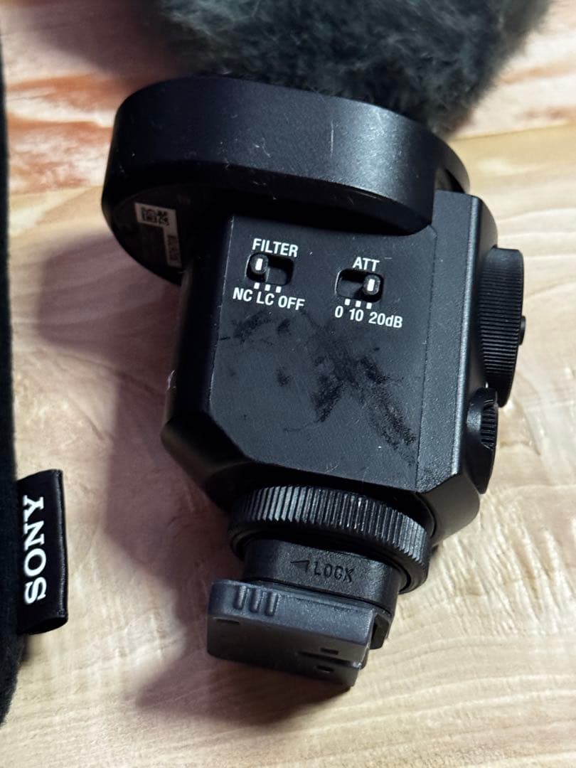 使用頻度少ないです。SONYショットガンマイクロホン ECM-B10