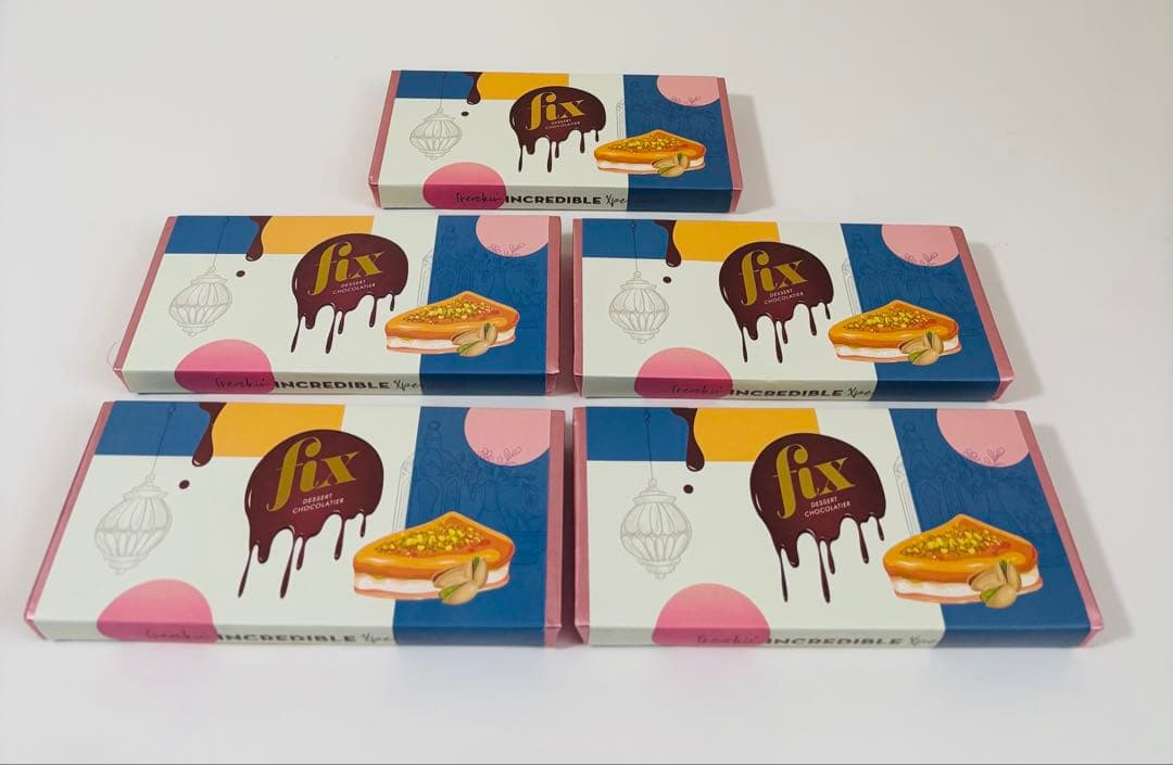 ドバイチョコfix dessert chocolatierピスタチオ味 5個売り