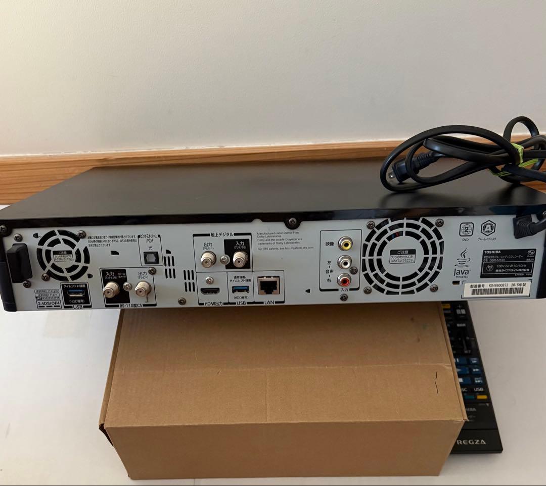 TOSHIBA REGZA DBR-M590ブルーレイレコーダー