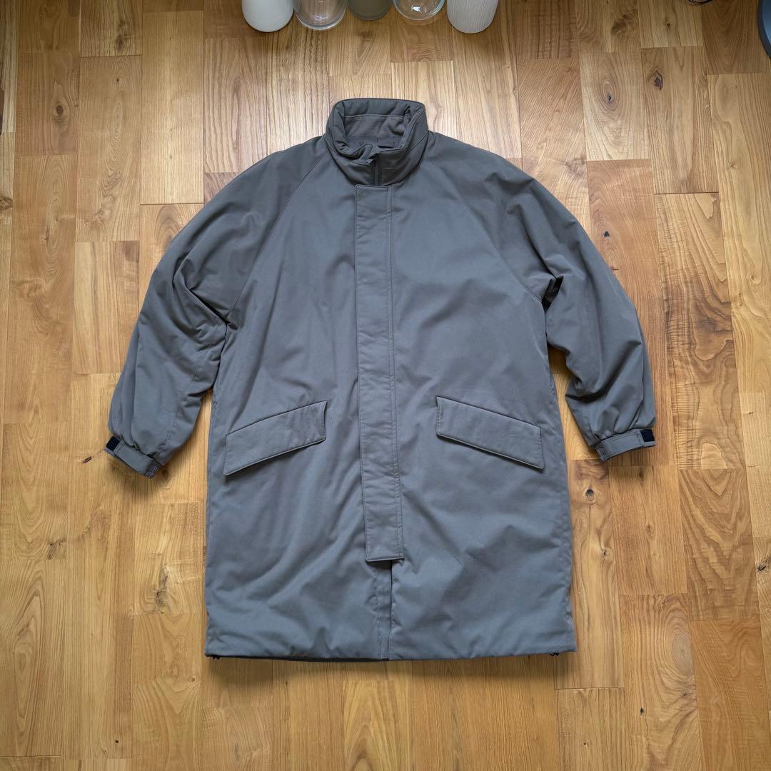 steven alan ブラッシュドパデッドスタンドコート オリーブ