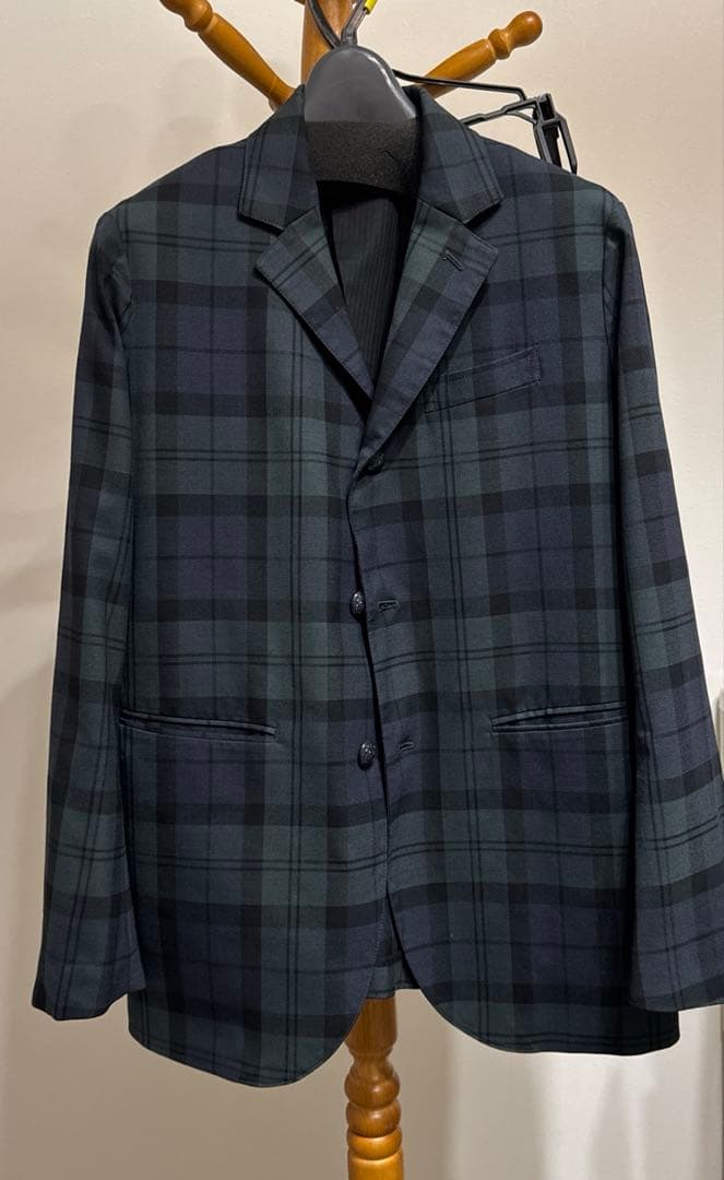 a*n様 美品 BEAMS BOY ポリエステル ウール 3ボタン ブレザー 1