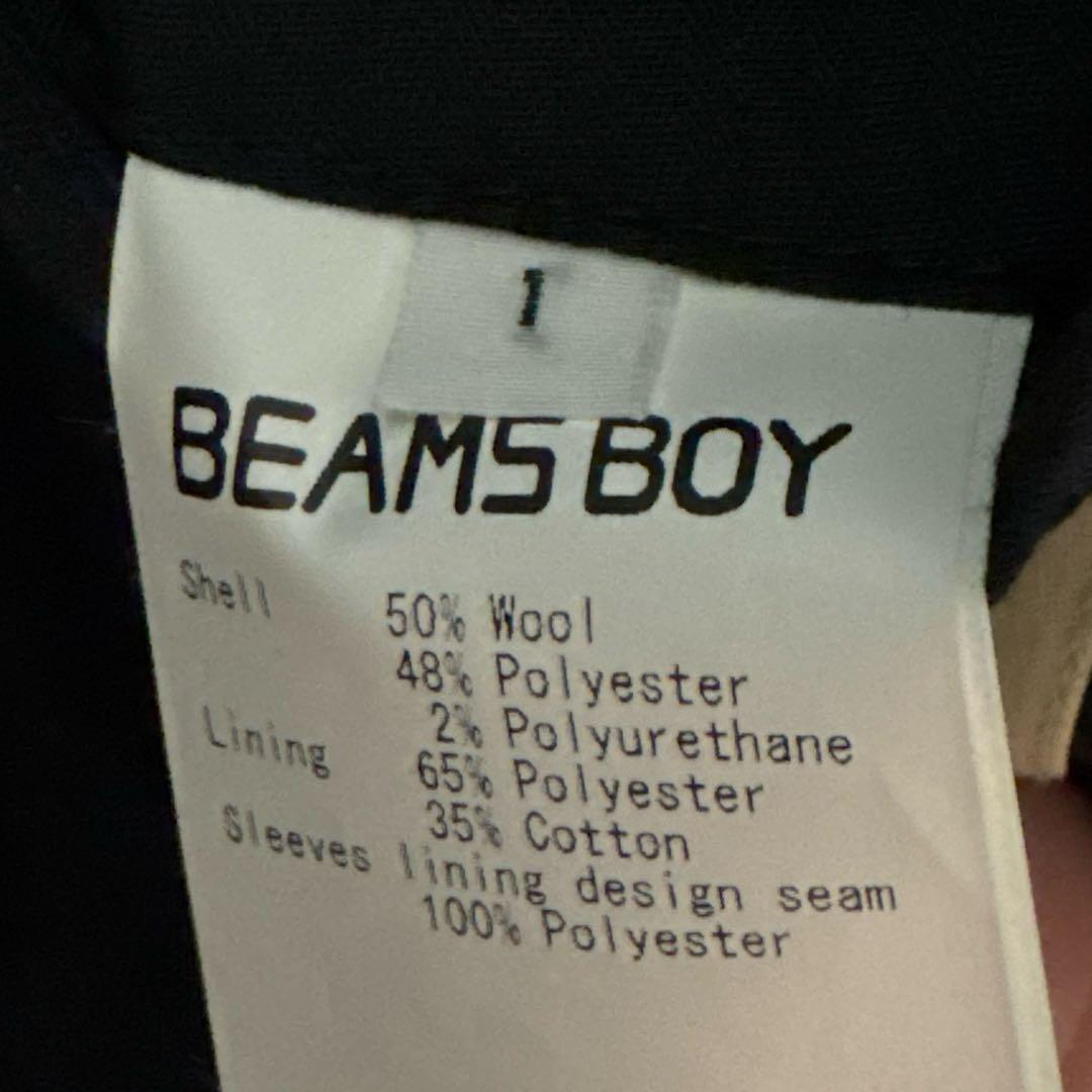 a*n様 美品 BEAMS BOY ポリエステル ウール 3ボタン ブレザー 1