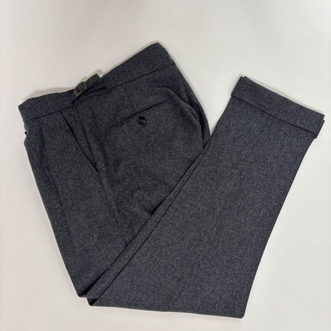 【美品】ベルウィッチ カノニコ サイドアジャスター スコッチ フランネル 46