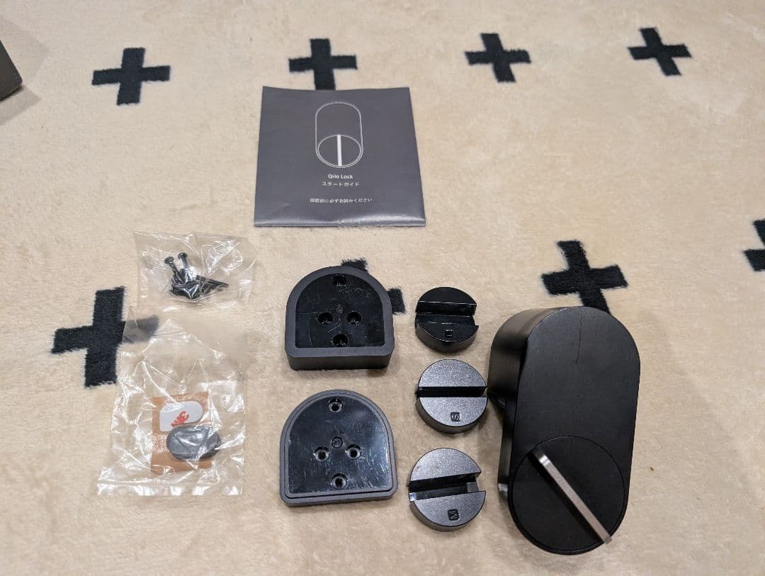 Qrio Lock Q-SL2 スマートロック　ハブ付　予備電池付