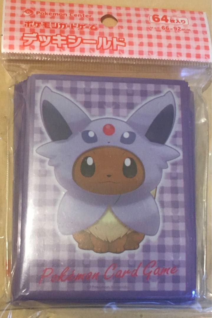 エーフィ イーブイポンチョシリーズ EF デッキシールド ポケカ 64枚