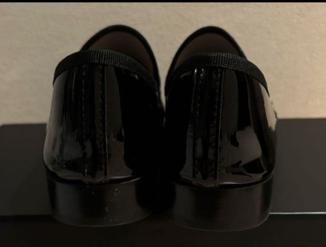 1*P様 新品未使用レペットrepettoマイケルエナメルローファーブラック38