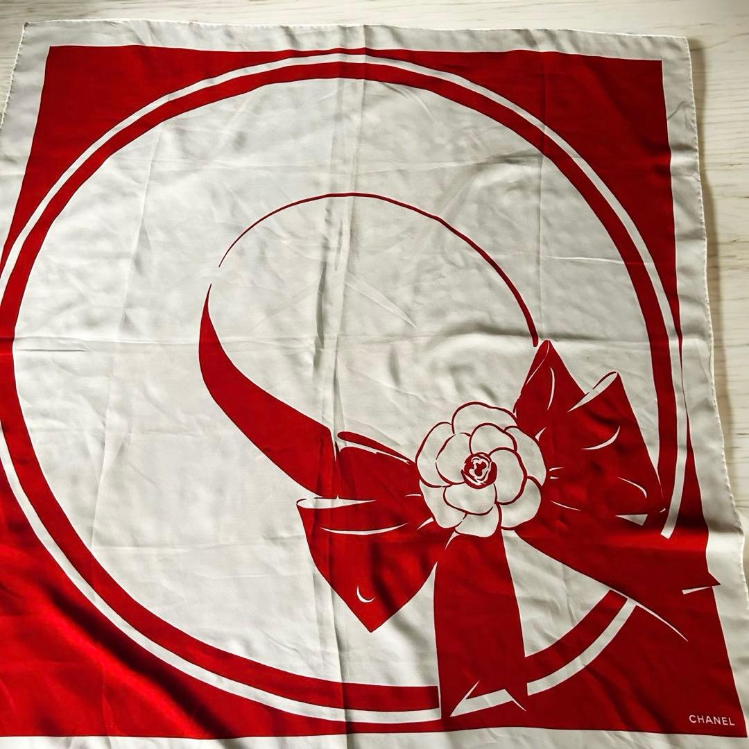 【新品未使用】CHANEL シャネル 　ビンテージ　シルク　スカーフ