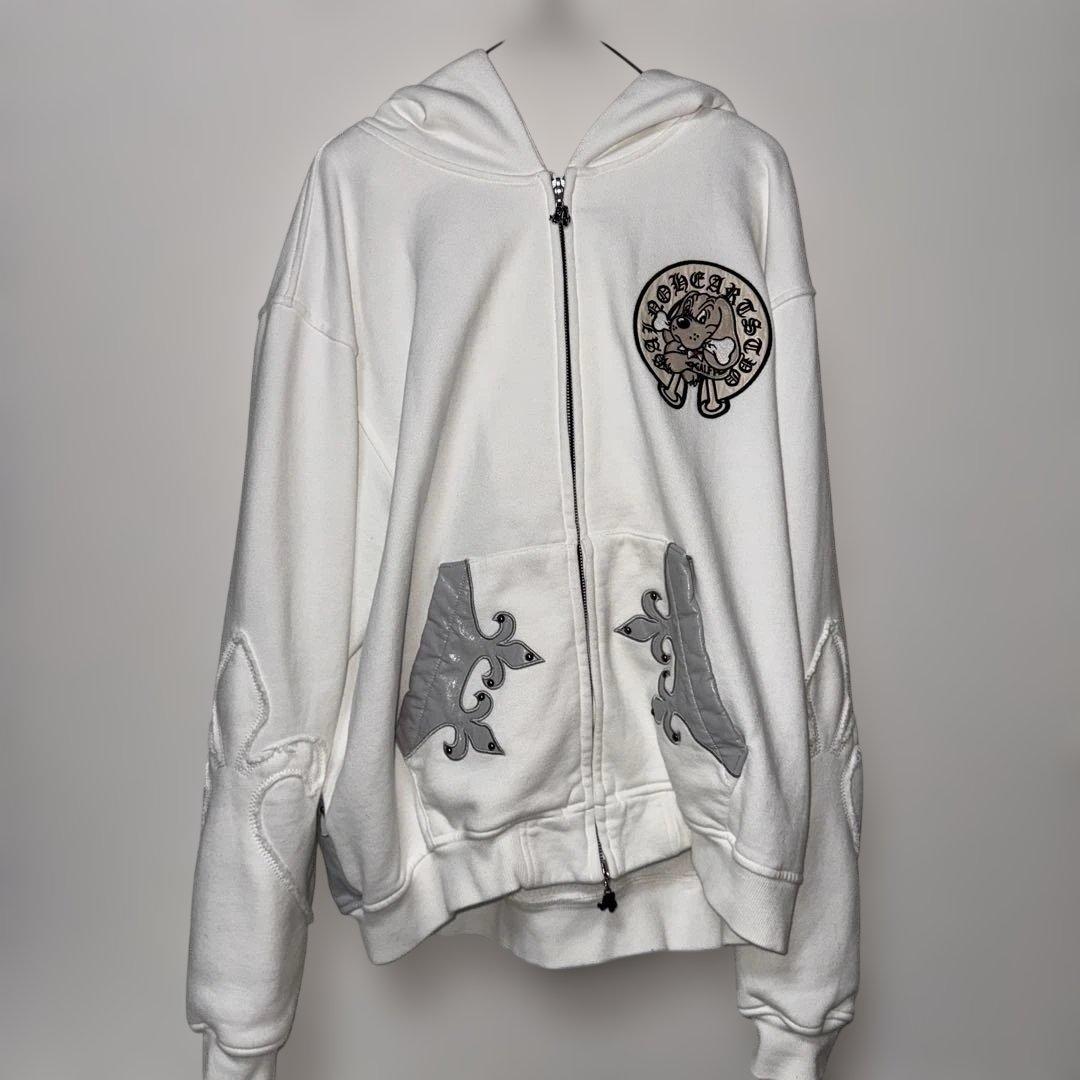 GALFY ロンT 黒（L）&ジップパーカー 白（XL） 2枚セット