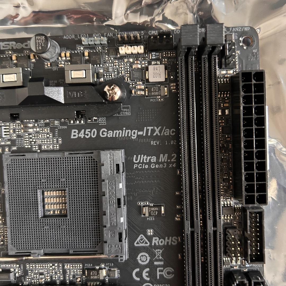 マザーボード ASRock B450 Gaming-ITX/ac